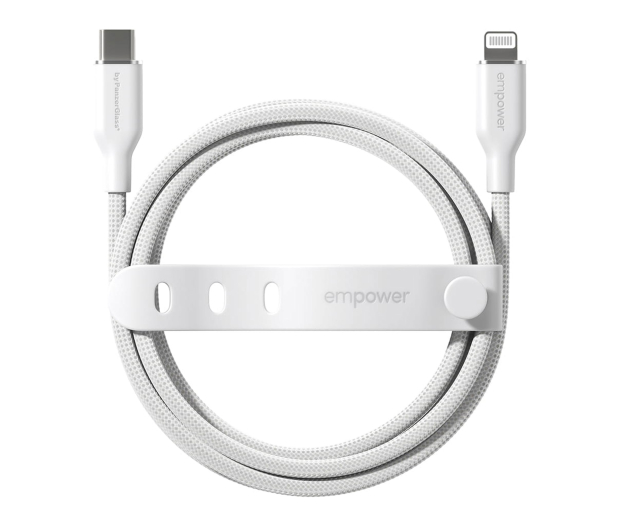 PanzerGlass empower Racing 60W USB-C - Lightning Cable 1,2m Silver White - 1546791 - zdjęcie